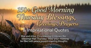 150+ Good Morning Thursday Blessings