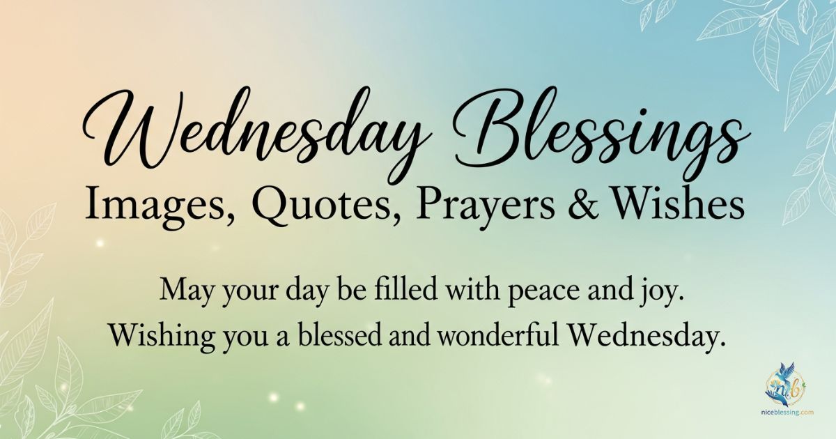Wednesday Blessings Images