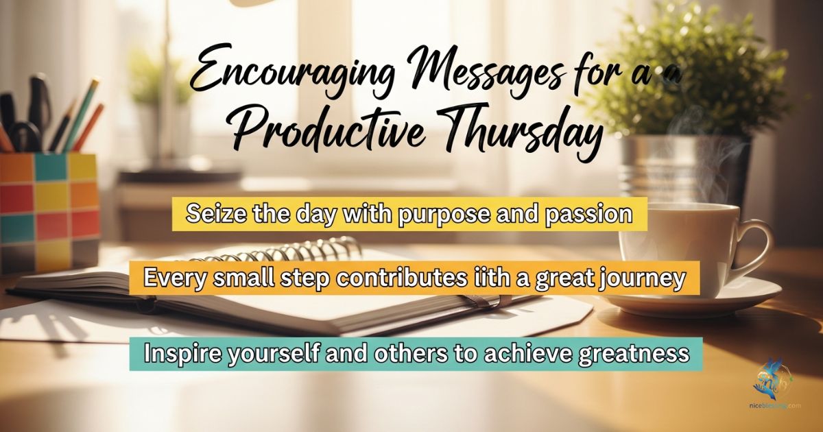Encouraging Messages for a Productive Thursday