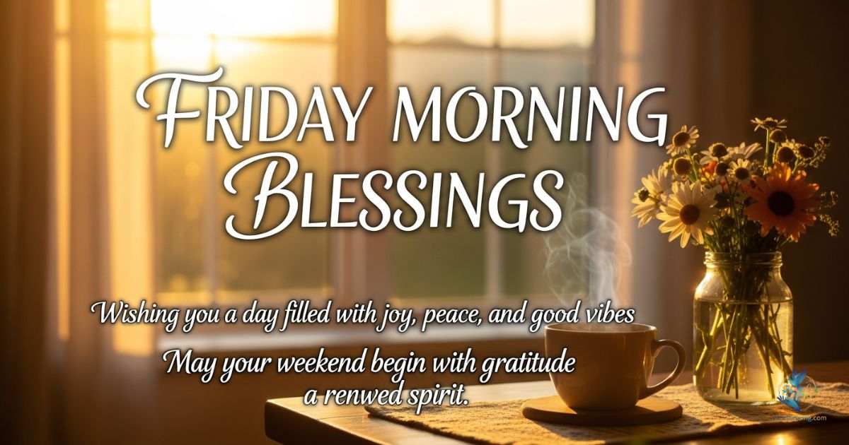 FRIDAY MORNING BLESSINGS