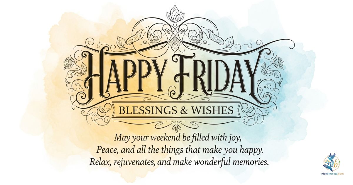 HAPPY FRIDAY BLESSINGS & WISHES