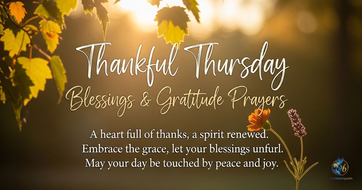 Thankful Thursday Blessings & Gratitude Prayers