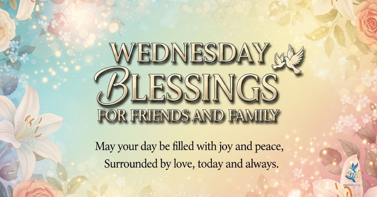 WEDNESDAY BLESSINGS FOR FRIENDS AND FAMILY