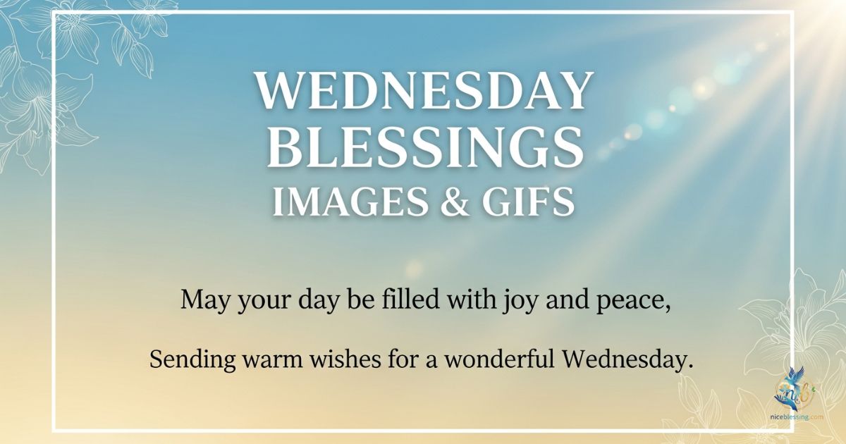 WEDNESDAY BLESSINGS IMAGES & GIFS