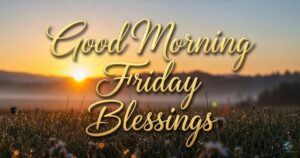 110 Thankful Good Morning Friday Blessings, Quotes, Prayers & Images
