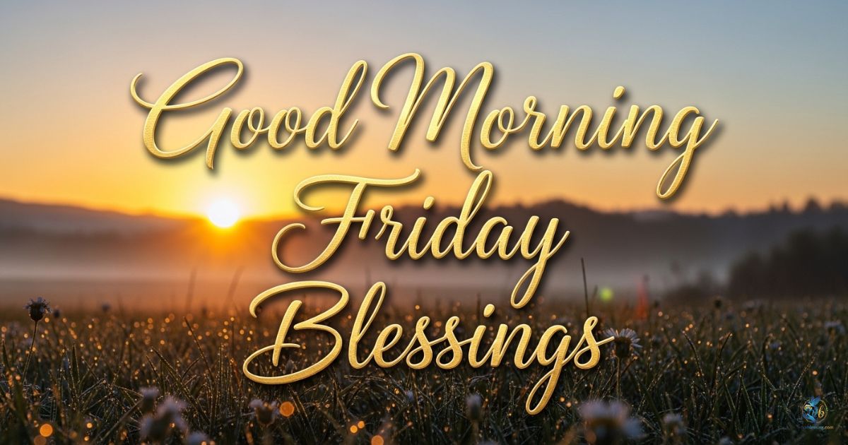 110 Thankful Good Morning Friday Blessings, Quotes, Prayers & Images