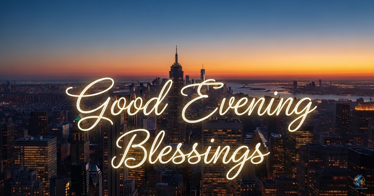 150 Beautiful Good Evening Blessings Images and Quotes to Fill Your Heart with Peace