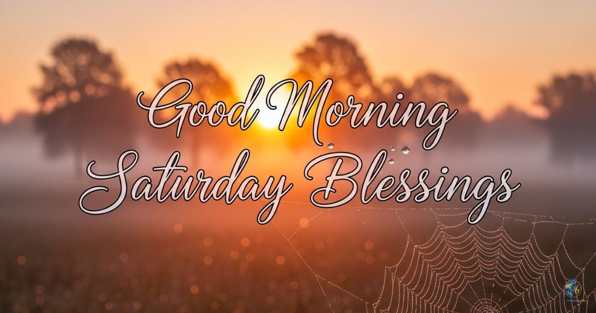 150+ Powerful Good Morning Saturday Blessings, Prayers, Quotes & Images for a Happy Weekend