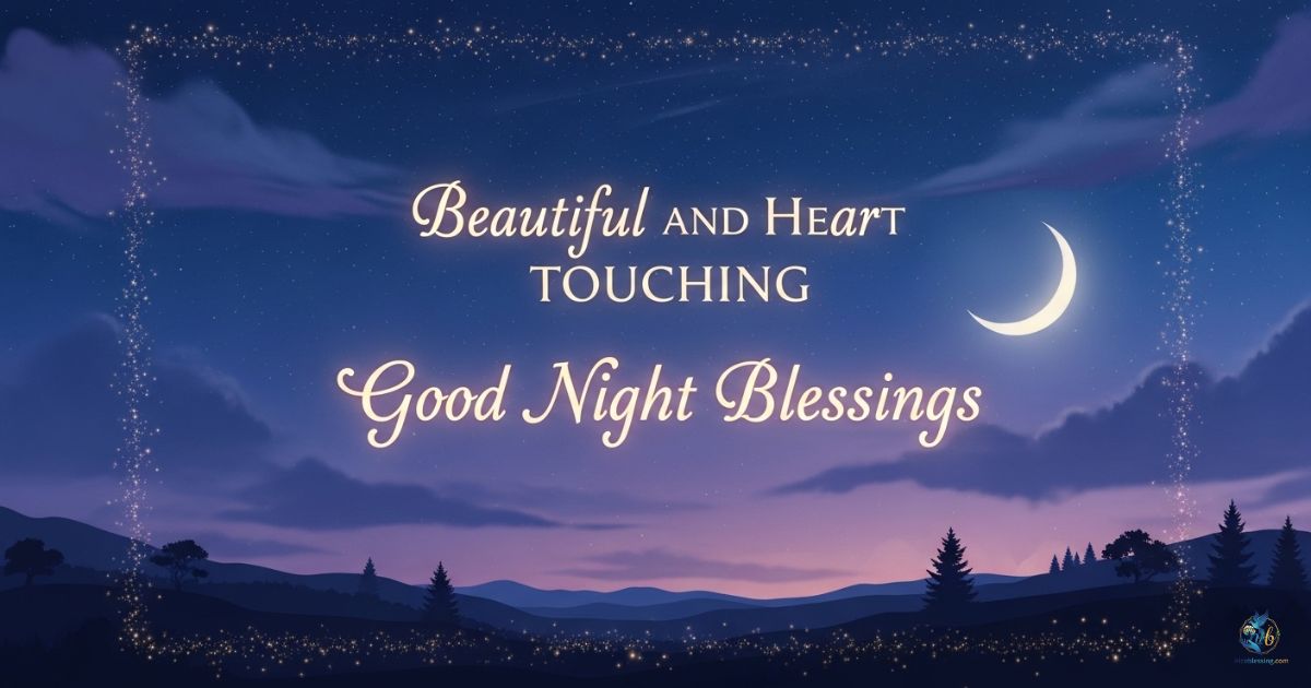 Beautiful and Heart Touching Good Night Blessings