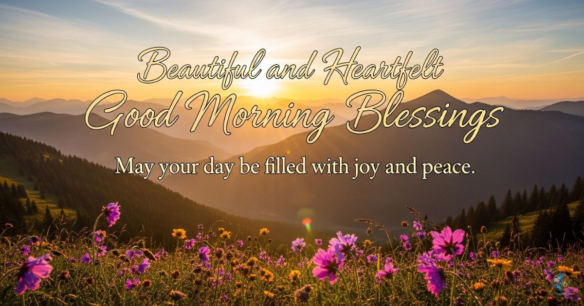 Beautiful and Heartfelt Good Morning Blessings
