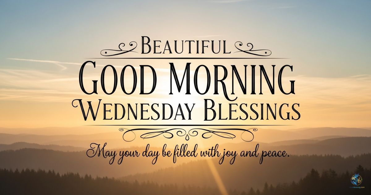 BEAUTIFUL GOOD MORNING WEDNESDAY BLESSINGS