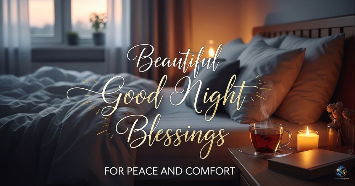 Beautiful Good Night Blessings for Peace and Comfort