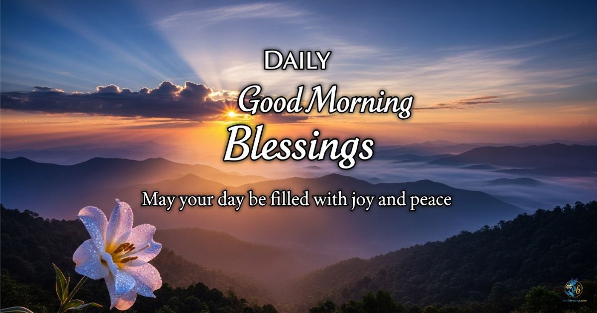 Daily Good Morning Blessings
