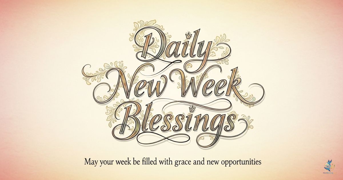 Daily New Week Blessings 