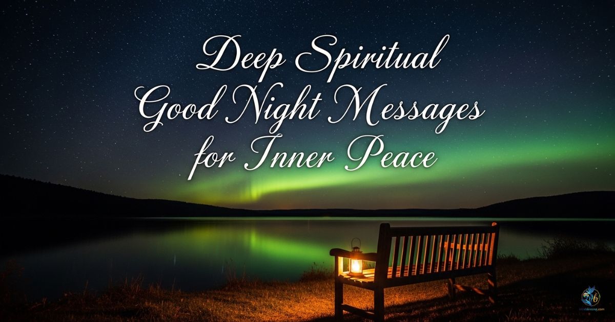 Deep Spiritual Good Night Messages for Inner Peace
