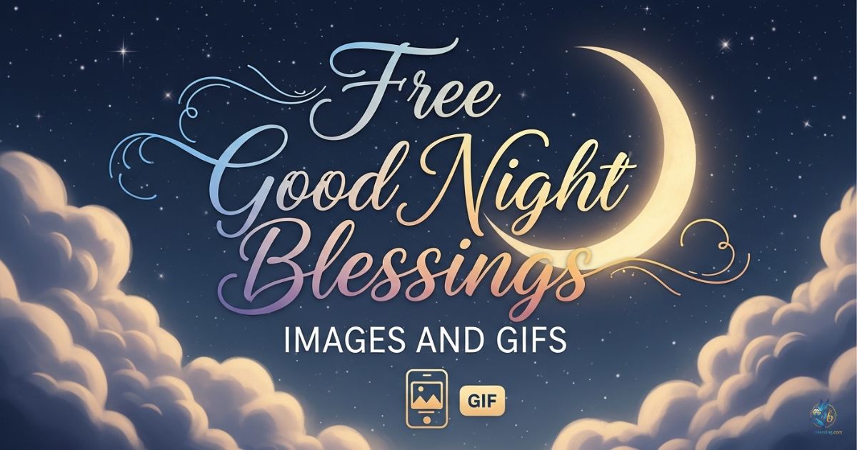 Free Good Night Blessings Images and GIFs