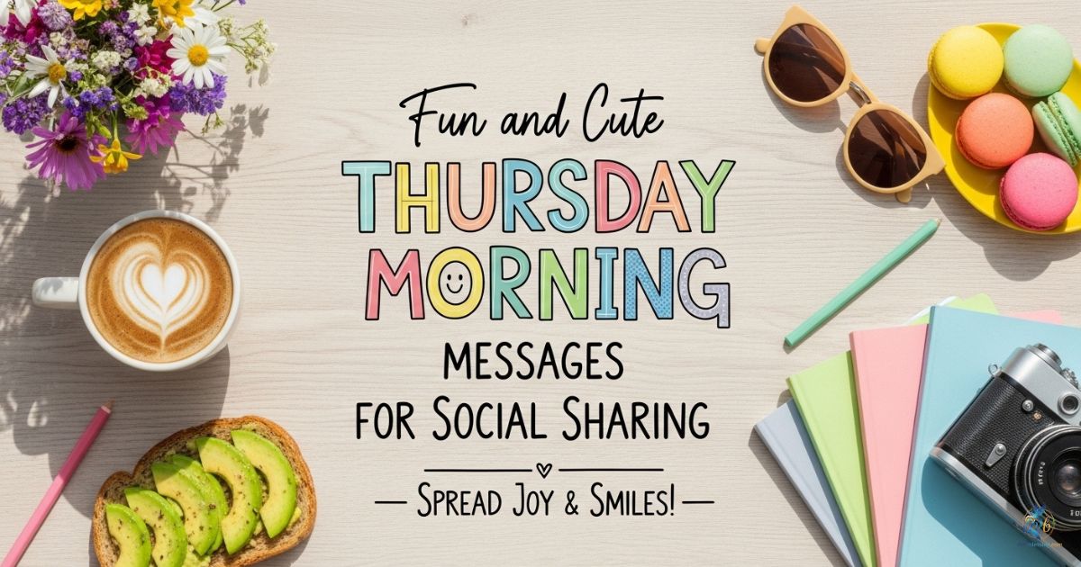 Fun and Cute Thursday Morning Messages for Social Sharing