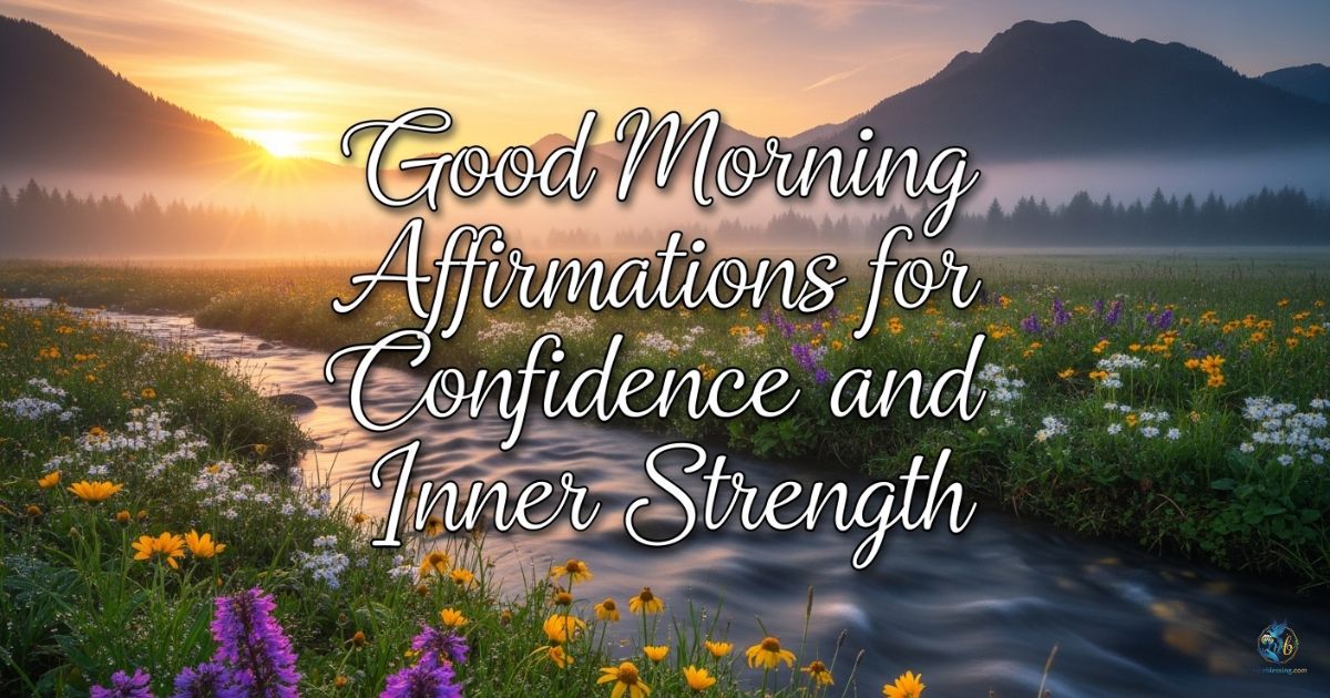 Good Morning Affirmations for Confidence and Inner Strength