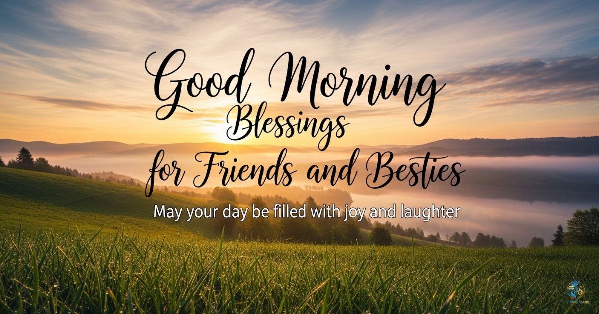 Good Morning Blessings for Friends and Besties