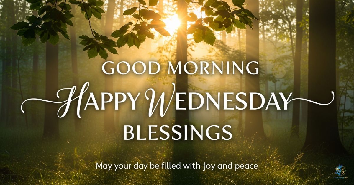 GOOD MORNING HAPPY WEDNESDAY BLESSINGS