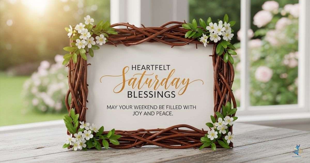 Heartfelt Saturday Blessings for Family, Friends, and Loved Ones