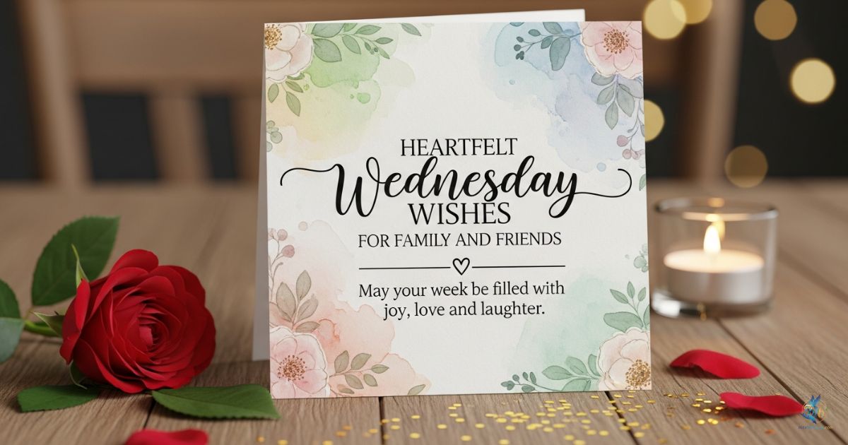 HEARTFELT WEDNESDAY WISHES FOR FAMILY AND FRIENDS