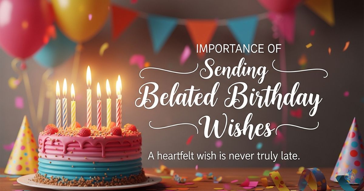 Importance of Sending Belated Birthday Wishes