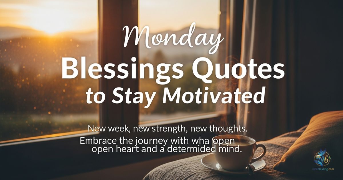  Monday Blessings Quotes to Stay Motivated