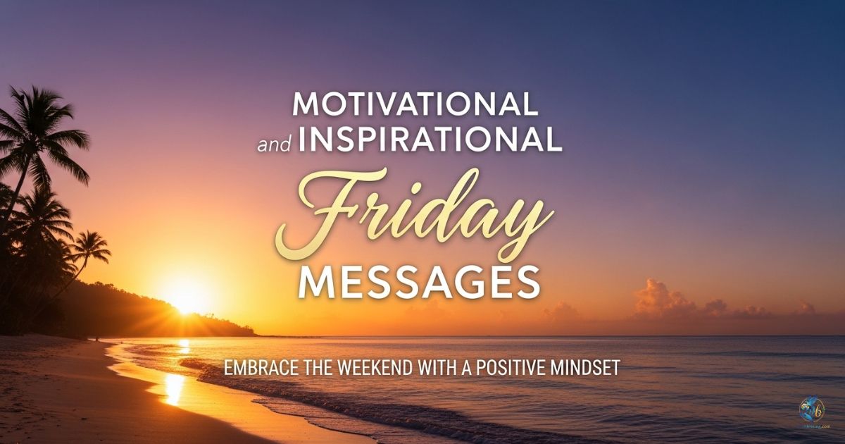 Motivational and Inspirational Friday Messages