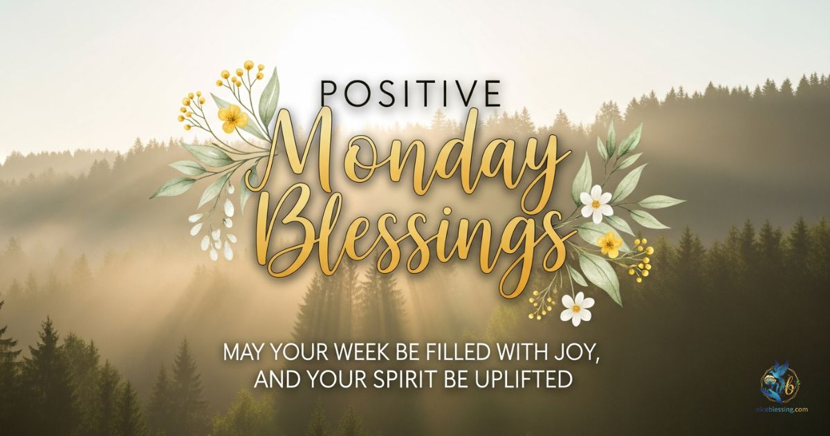Positive Monday Blessings