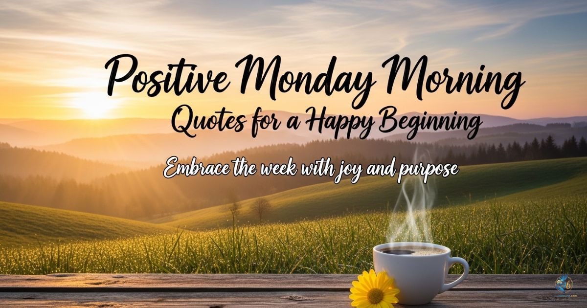 Positive Monday Morning Quotes for a Happy Beginning