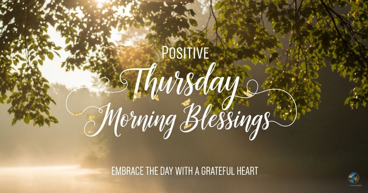 Positive Thursday Morning Blessings