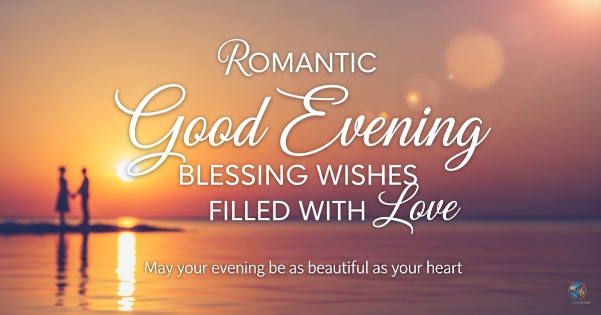 Romantic Good Evening Blessing Wishes Filled with Love