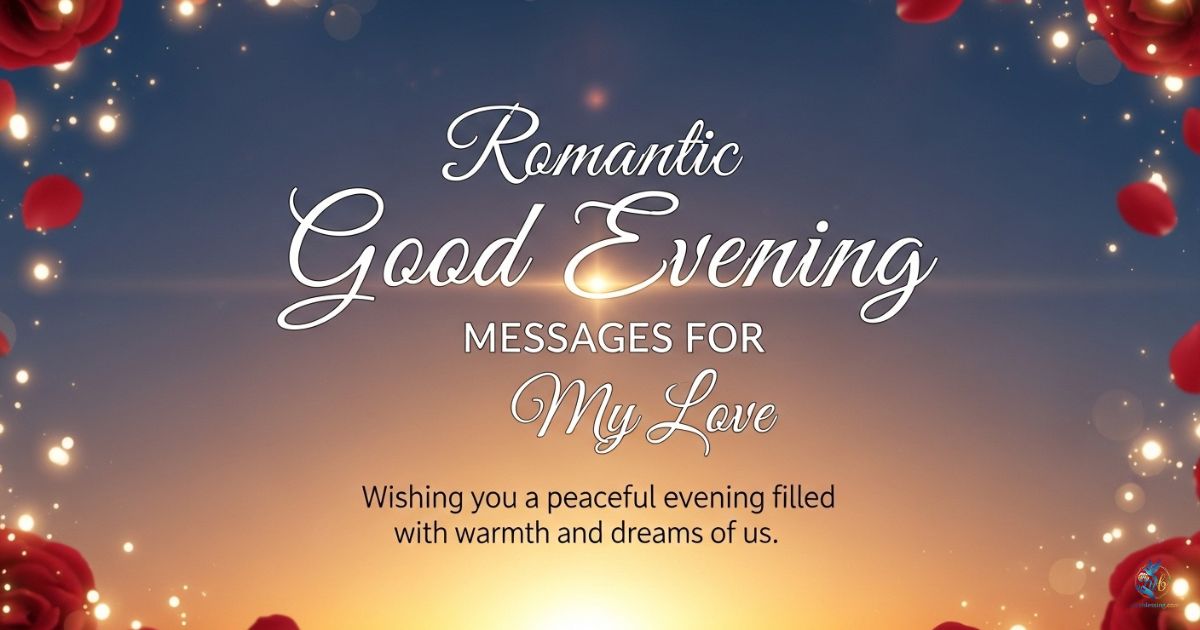Romantic Good Evening Messages for My Love