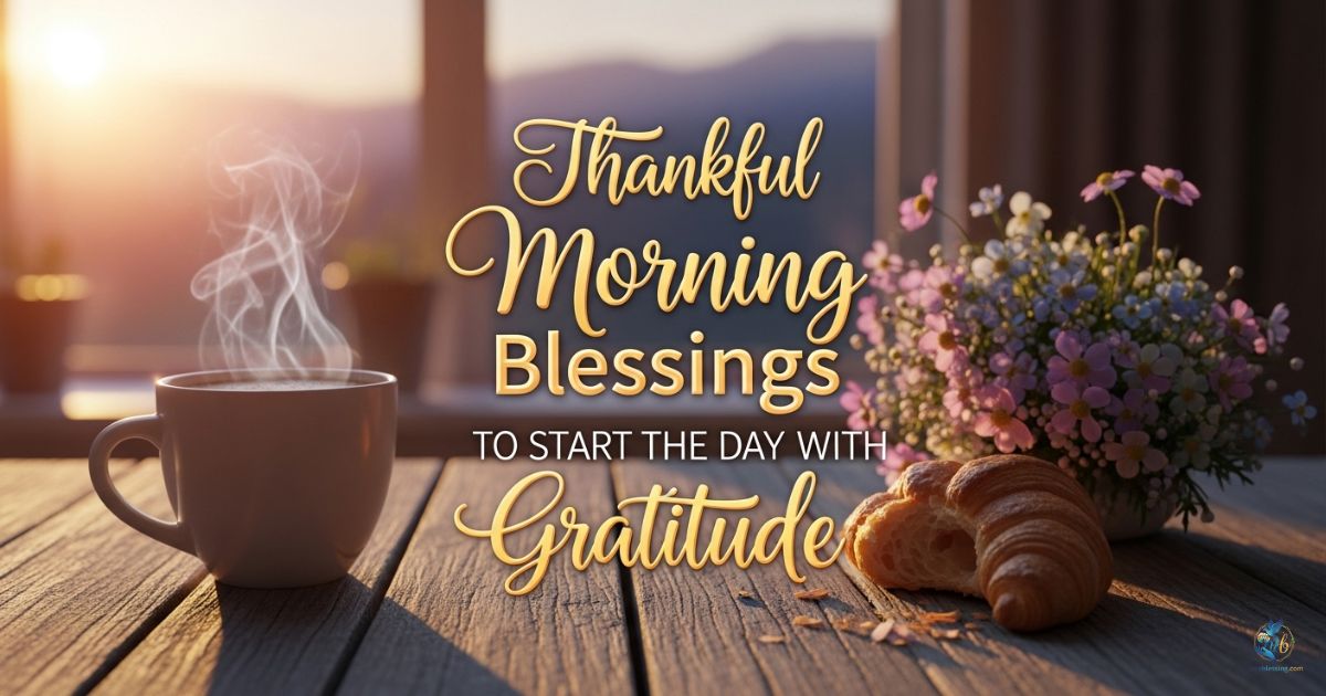 Thankful Morning Blessings to Start the Day with Gratitude