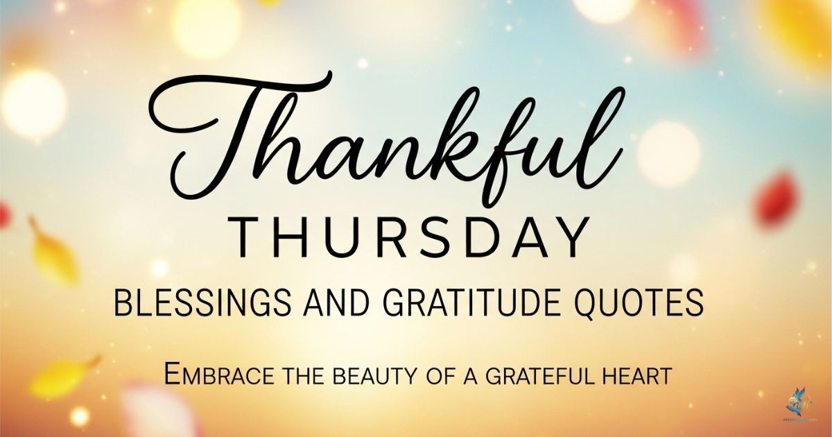 Thankful Thursday Blessings and Gratitude Quotes
