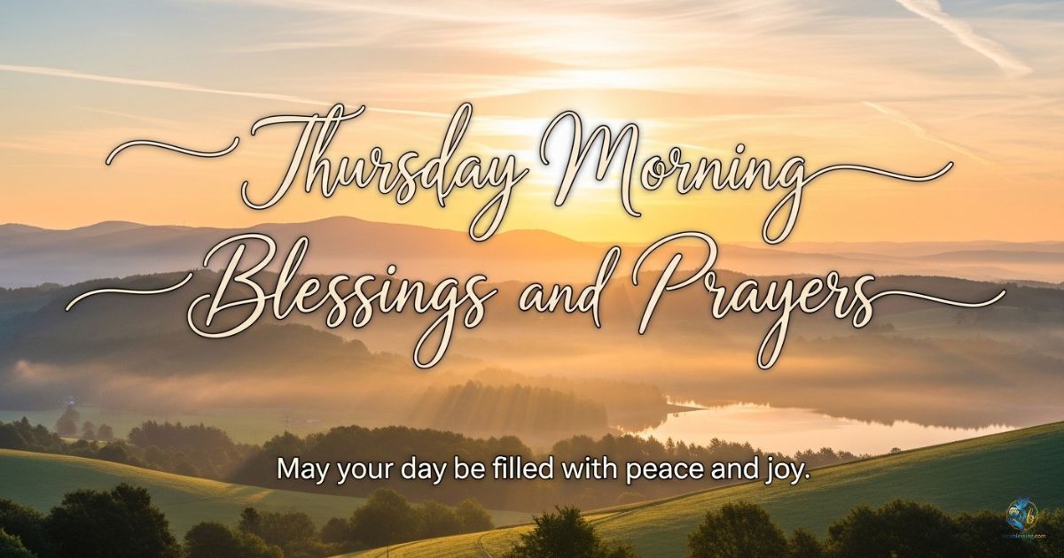 Thursday Morning Blessings and Prayers