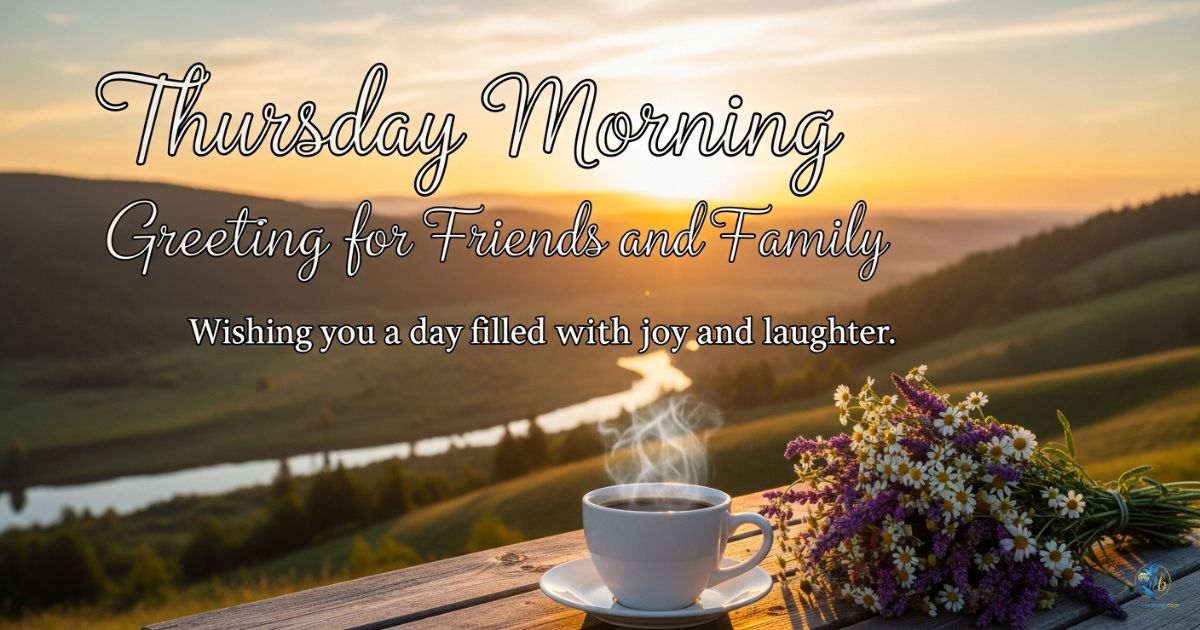 Thursday Morning Greetings for Friends and Family