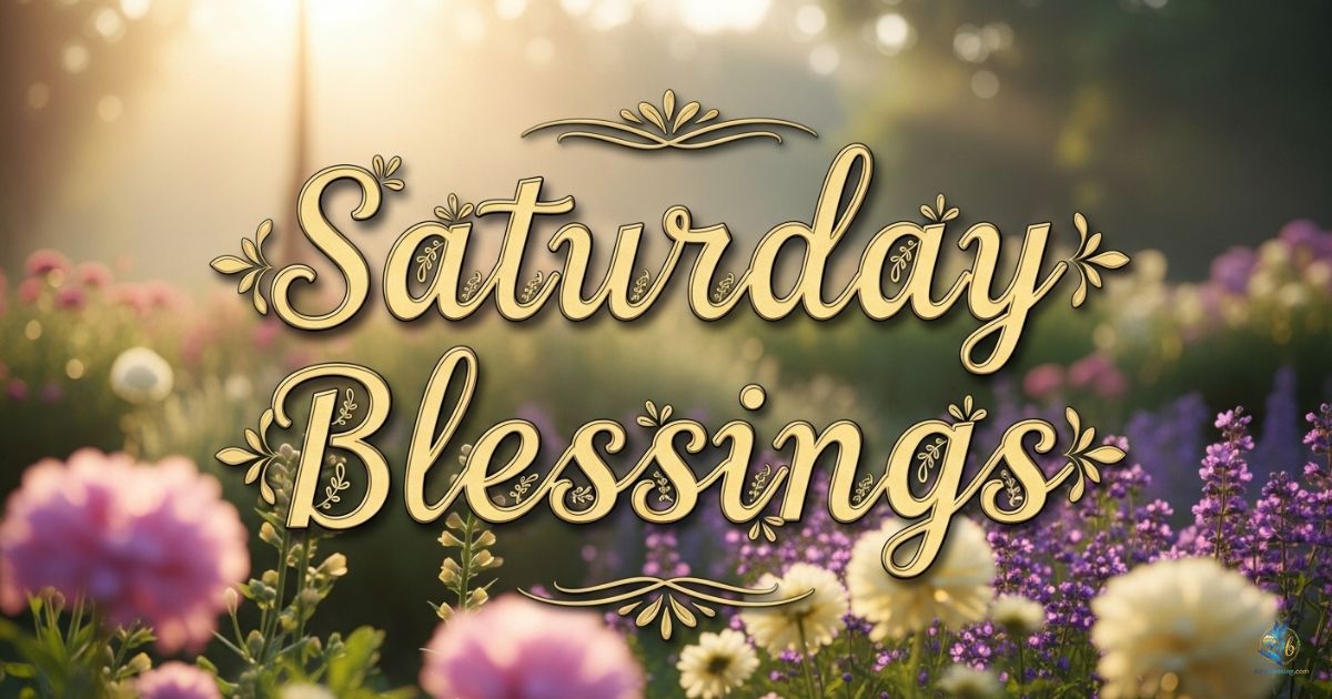 750+ Saturday Blessings, Images, Quotes & Prayers for a Joyful Weekend