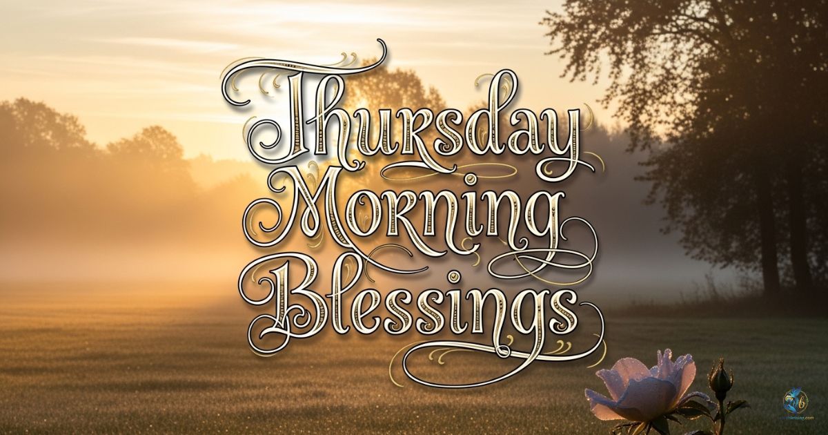 99+ Thursday Morning Blessings Images & Prayers to Brighten Your Day