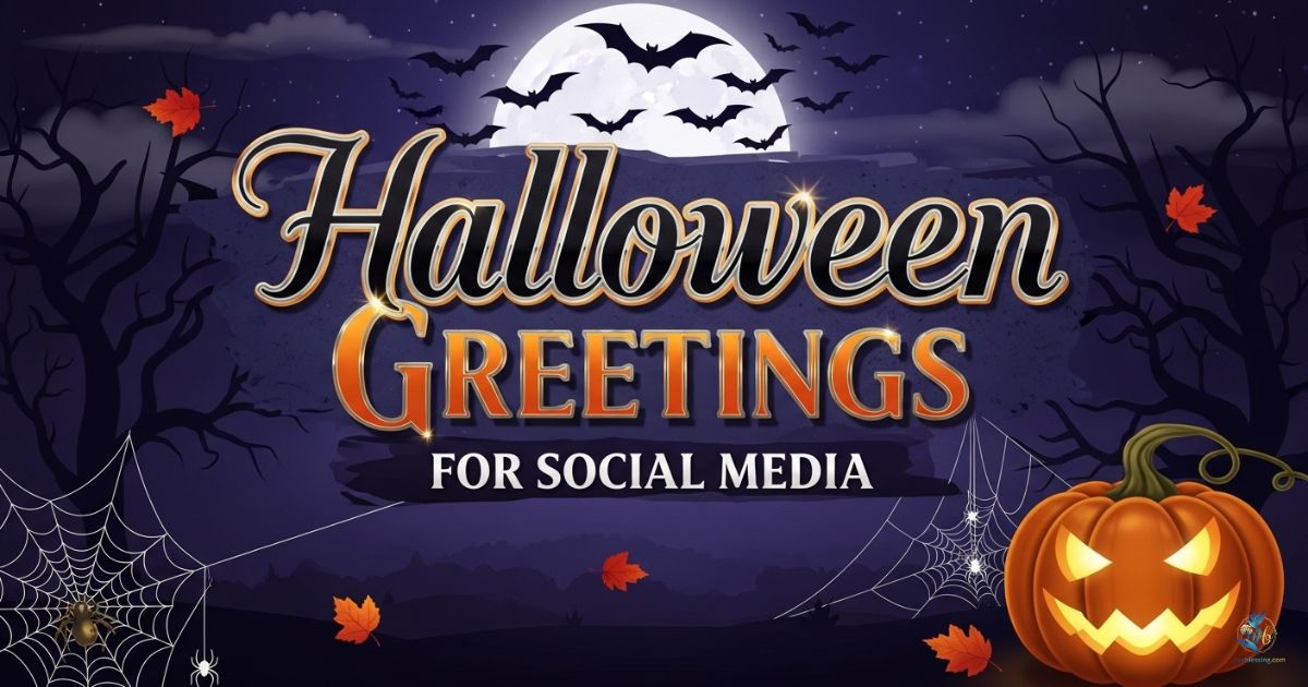 Halloween Greetings for Social Media