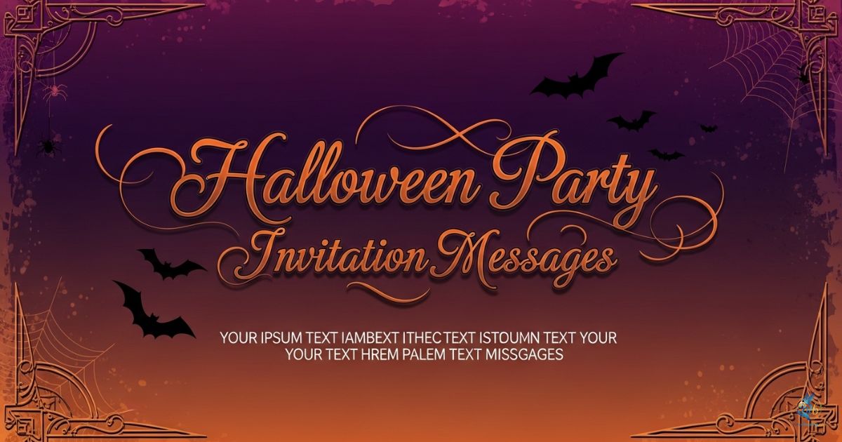 Halloween Party Invitation Messages