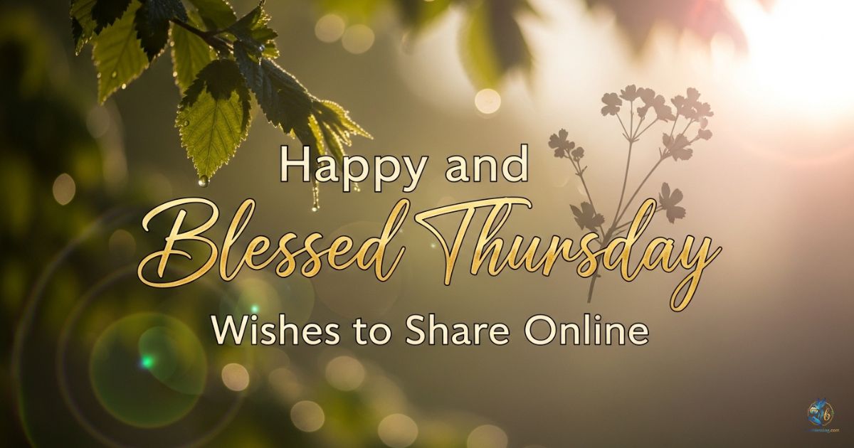Happy and Blessed Thursday Wishes to Share Online