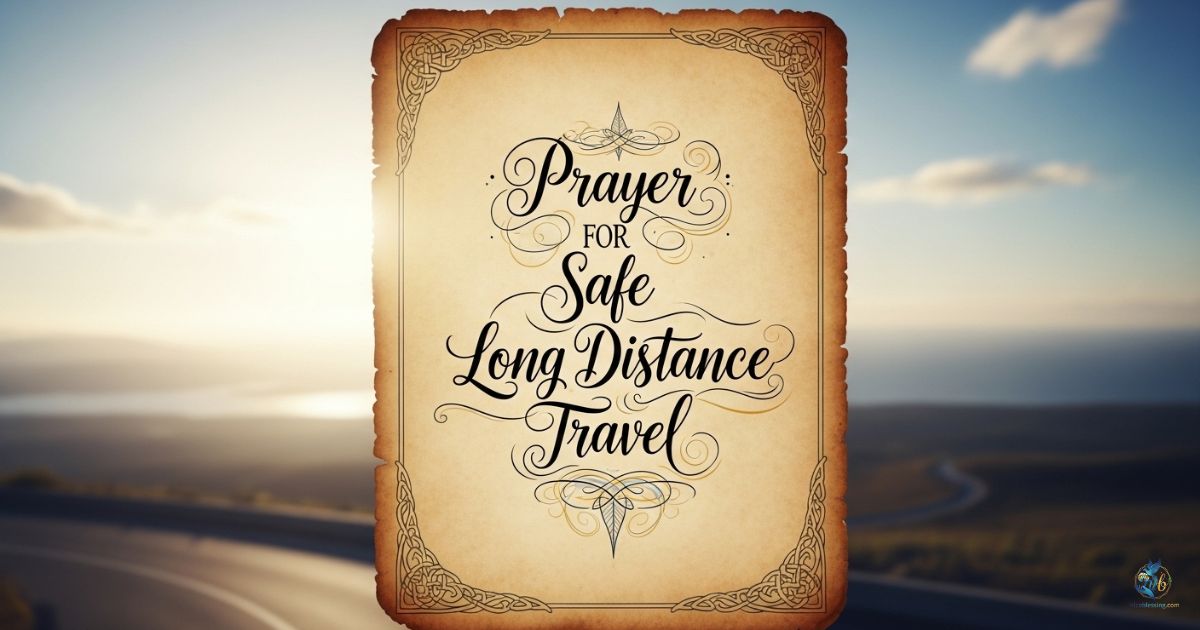 Prayer for Safe Long Distance Travel