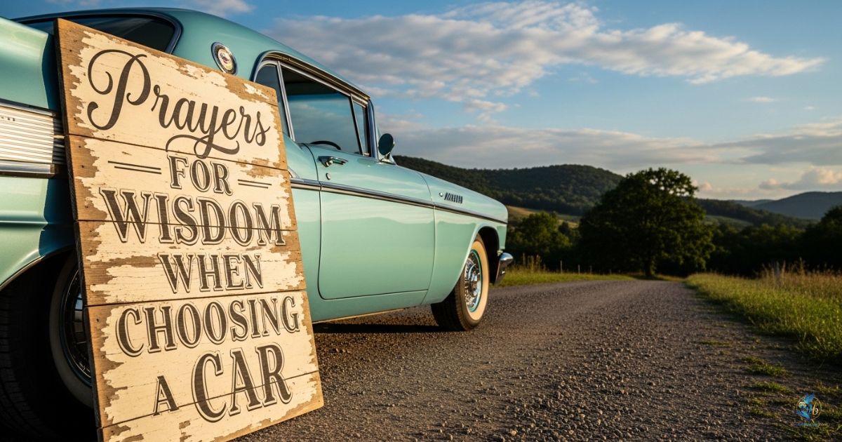 Prayers for Wisdom When Choosing a Car