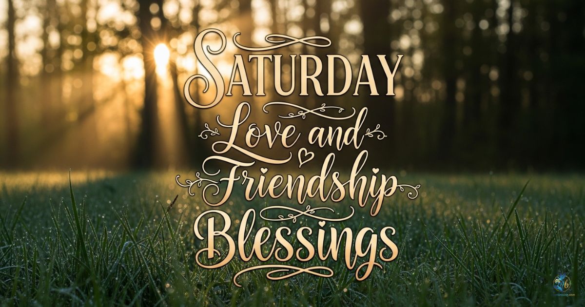 Saturday Love and Friendship Blessings