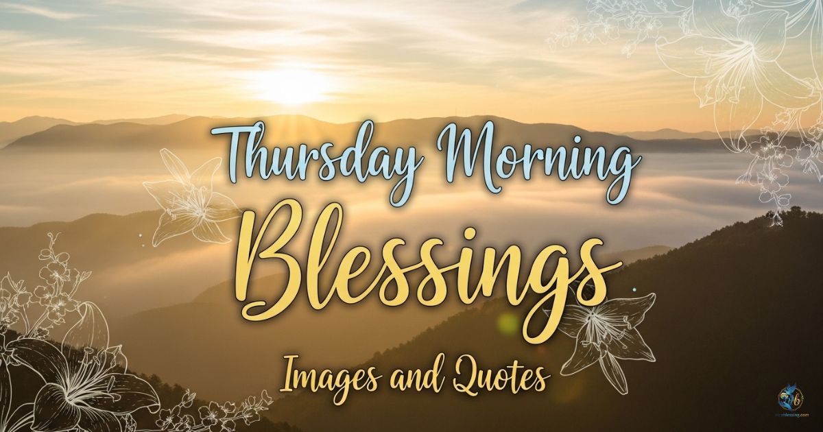 Thursday Morning Blessings Images and Quotes