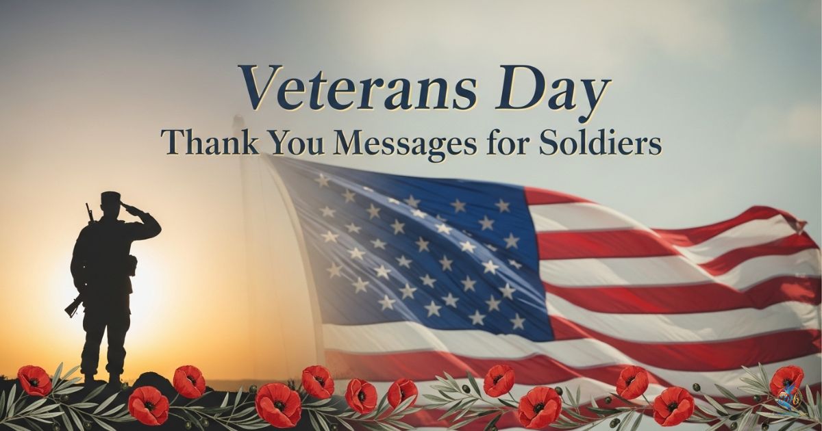 Veterans Day Thank You Messages for Soldiers
