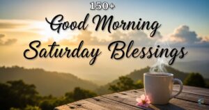 150+ Good Morning Saturday Blessings, Quotes, Prayers & Images for a Happy Weekend