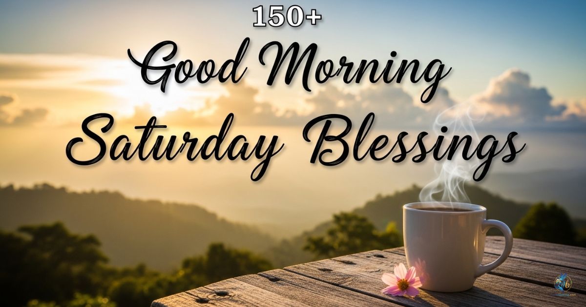 150+ Good Morning Saturday Blessings, Quotes, Prayers & Images for a Happy Weekend